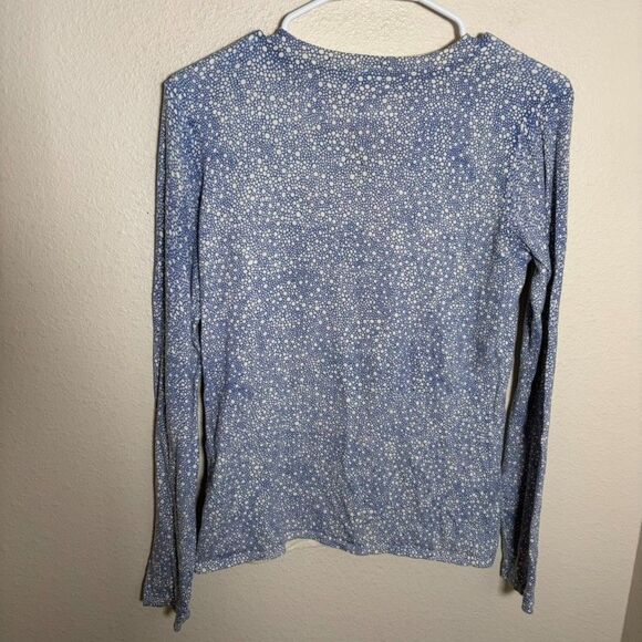 J McLaughlin Sweater Women's Small Cardigan Printed Knit Crew Neck Preppy - Picture 4 of 8